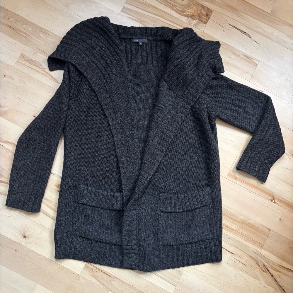Vince Dark Gray Women's Cardigan